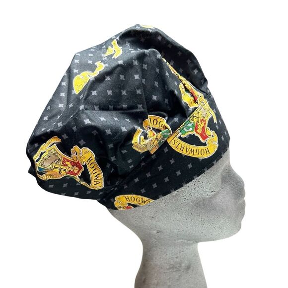 Scrub Cap Bouffant Style Elastic Back Harry Potter Hogwarts Handmade - Picture 3 of 5